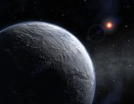 Icy Exoplanet (artist's impression)