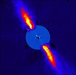 Beta Pictoris as Seen in Infrared Light
