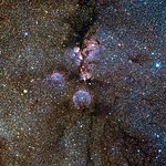 VISTA’s infrared view of the Cat’s Paw Nebula*