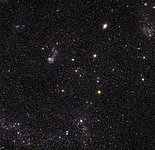 Detailed view of a section of the Large Magellanic Cloud