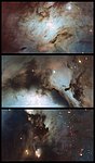 Highlights of Messier 78: a reflection nebula in Orion
