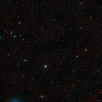 Wide-field view of the sky around a giant space blob