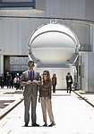 The Prince and Princess of Asturias during their visit to ESO's Paranal Observatory