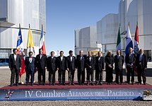 Fourth Summit of the Pacific Alliance (official photograph)