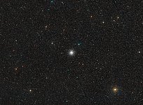 Wide-field view of the sky around the globular cluster NGC 6362
