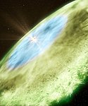 Artist’s impression of snow lines around TW Hydrae