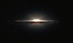 Artist's impression of the central bulge of the Milky Way