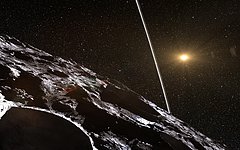 Artist’s impression of the rings around Chariklo