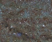 VISTA views the Trifid and reveals hidden variable stars (wider field view)