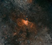 Digitized Sky Survey Image of the Eagle Nebula