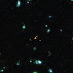 ALMA witnesses assembly of galaxy in early Universe