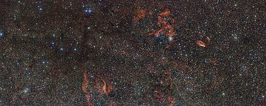 The sky around the star formation region RCW 106 (wide-field view)