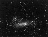 Last colour photo before the supernova explosion in LMC