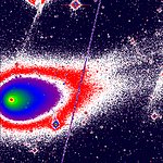 Comet Hyakutake Develops Two Tails