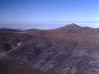 Aerial view of Paranal and Atacama desert