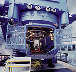 The ESO 3.6-metre telescope Cassegrain cage