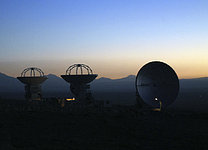 ALMA Antennas at Sunset