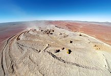 The peak of Cerro Armazones