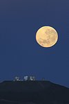 Dramatic Moonset