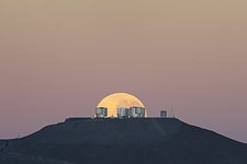 Dramatic Moonset
