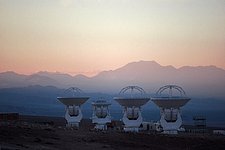 ALMA antennas at OSF*
