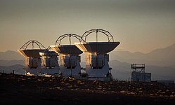 ALMA antennas at OSF