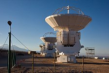 ALMA antennas at OSF