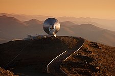 SEST at La Silla at Sunset