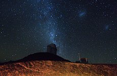 The ESO 3.6-metre telescope at La Silla at night