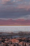 Across a salt lake to ALMA