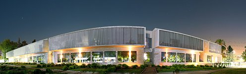 ESO's Santiago Central Office building at night