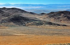 The volcano in the desert