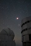 Lunar Eclipse over the VLT
