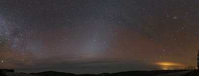 Zodiacal light at Paranal