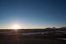 Chajnantor plateau at daybreak