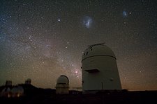 Telescope Domes Clustered at La Silla