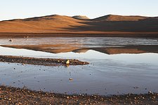 Icy lagoon near Paranal