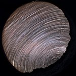 Southern star trails above La Silla