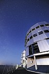 VLT domes at night