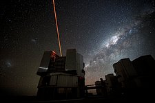 Galactic backdrop