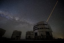 Laser guided stars