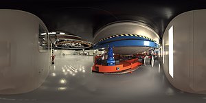 Panorama inside the MMB