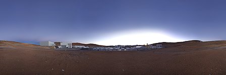 Panorama at the Mirror Maintenance Building