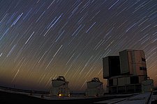 Startrails on Paranal