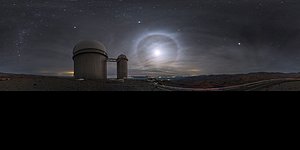 Moonshine over La Silla