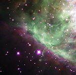 The Orion Nebula Spied by Hawk-I