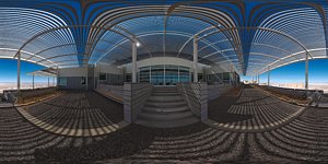 Panoramic view outside the OSF