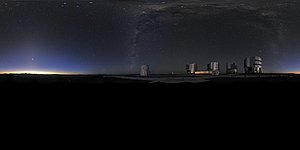 Panoramic view of VLT