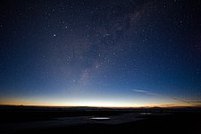 Sunrise at the VLT Platform