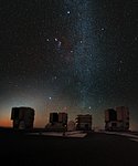 Orion above the VLT